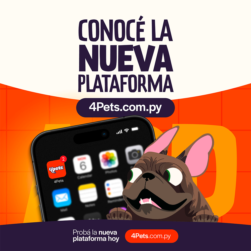 Conocé la nueva plataforma 4Pets.com.py